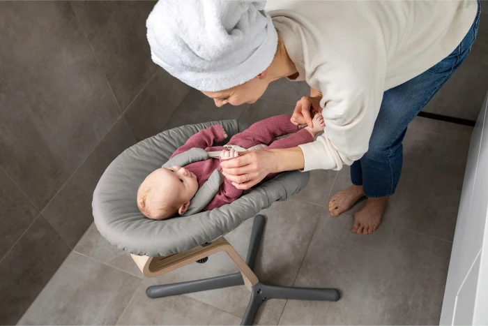 Stokke Nomi Newborn Set white grey sand