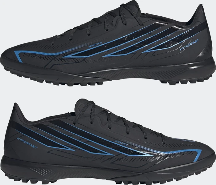 adidas F50 Hyperfast League TF core black/lucid ray blue