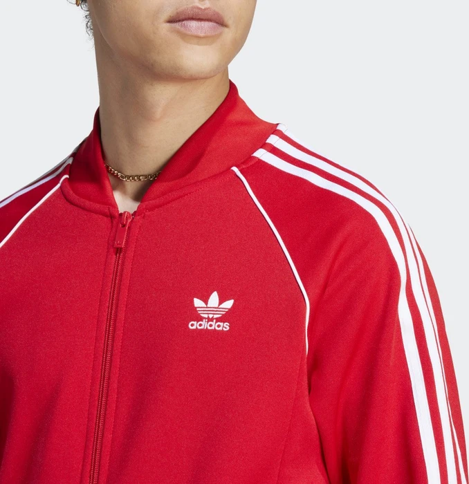 adidas Adicolor Classics SST Originals Trainingsjacke better scarlet/white (Herren)