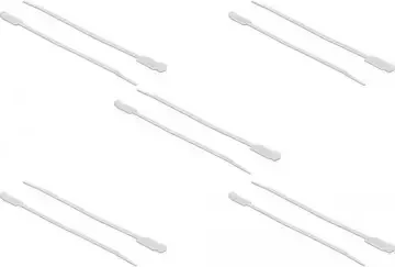 DeLOCK Kabelbinder mit Beschriftungsfeld, 4.8mm, 270mm, weiß, 10 Stück