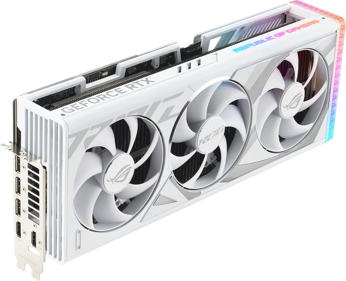 ASUS ROG Strix GeForce RTX 4080, ROG-STRIX-RTX4080-16G-WHITE, 16GB GDDR6X, 2x HDMI, 3x DP