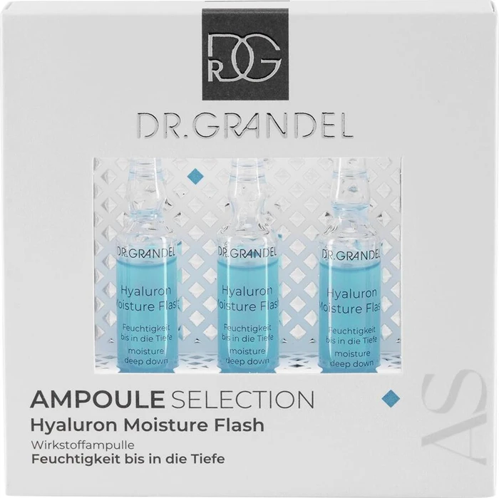 Dr. Grandel Hyaluron Moisture Flash Ampullen, 9ml (3x 3ml)