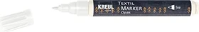 Kreul Textil Marker Opak fine weiß