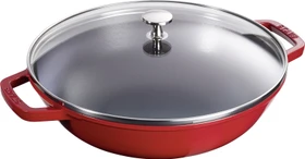 Zwilling Staub Wokpfanne 30cm 4.74l kirschrot
