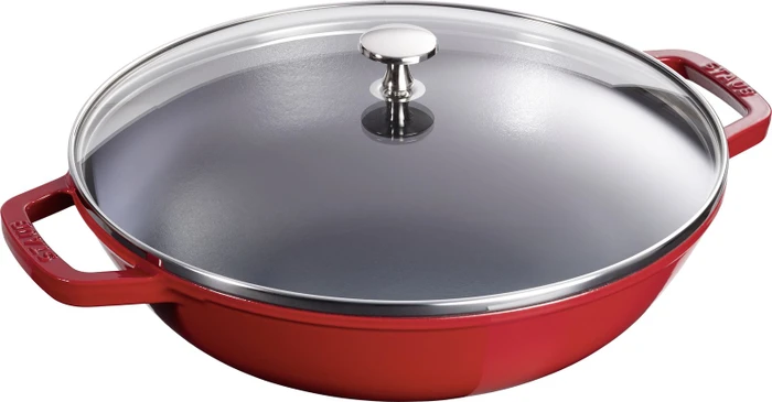 Zwilling Staub Wokpfanne 30cm 4.74l kirschrot