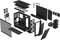 Fractal Design Meshify 2 RGB Black TG Light Tint, Glasfenster Vorschaubild
