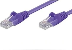MicroConnect Patchkabel, Cat5e, U/UTP, RJ-45/RJ-45, 5m, violett