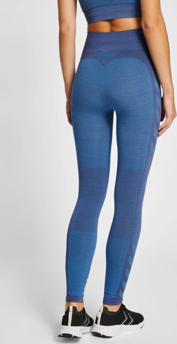 hummel CLEA Seamless Tight Hose lang riviera (Damen)