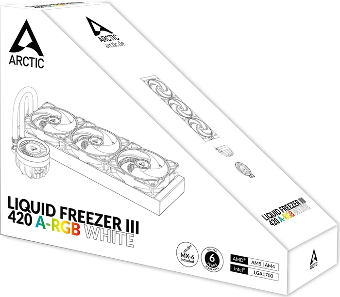 ARCTIC Liquid Freezer III 420 A-RGB, weiß