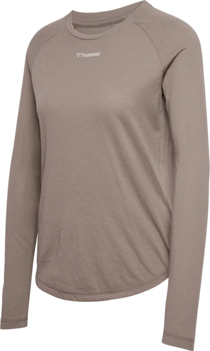 hummel MT Vanja Funktionsshirt langarm driftwood (Damen)