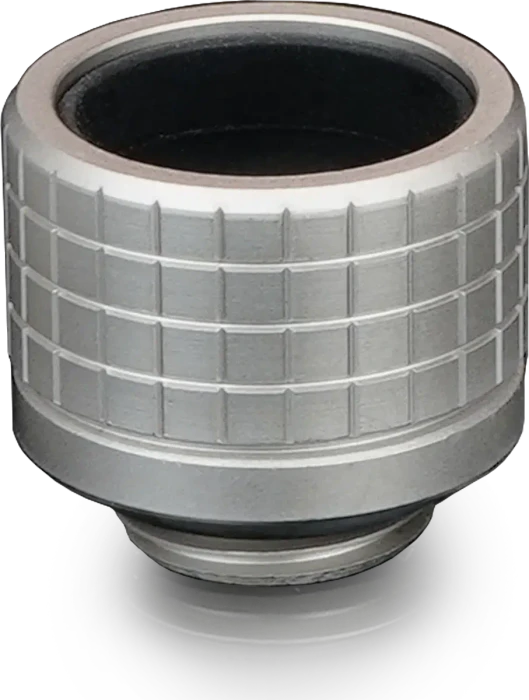 Thermal Grizzly DeltaMate Fitting HT16, G1/4" auf 16mm, Rohranschluss, matt nickel