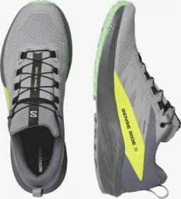 Salomon Sense Ride 5 alloy/quiet shade/safety yellow (Herren)