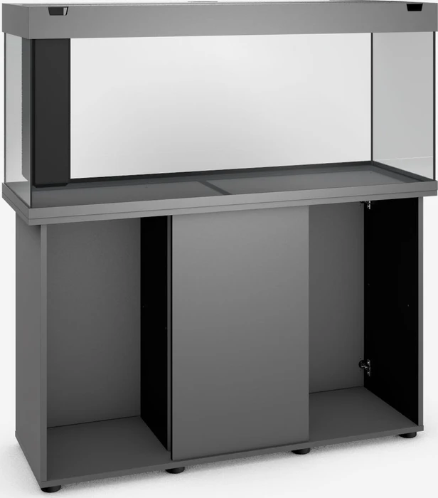 Juwel Rio 240 LED Aquarium-Set mit Unterschrank, grau/grau, 240l