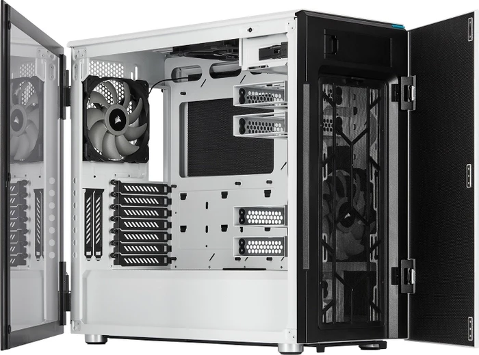 Corsair Carbide Series 678C, weiß, Glasfenster, schallgedämmt