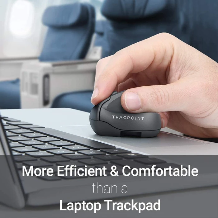 Swiftpoint TracPoint Travel Mouse and Presenter grau/grün, USB/Bluetooth