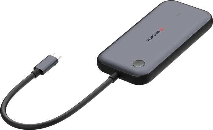 Verbatim WDA-01 USB-C Wireless Display Adapter with Hub, USB-C 3.0 (Stecker)