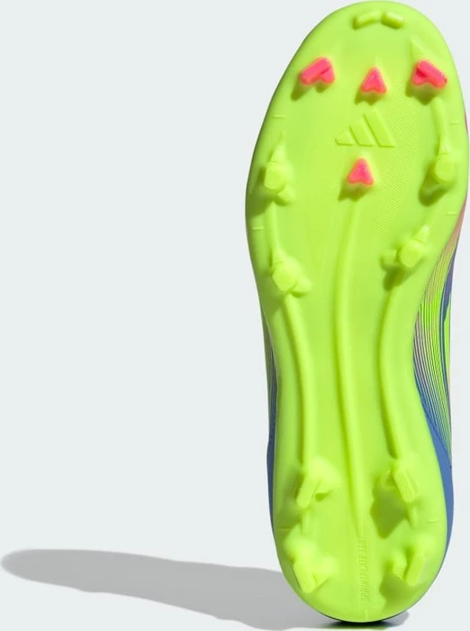 adidas F50 League FG/MG blue fusion/lucid lemon/lucid pink (Junior)