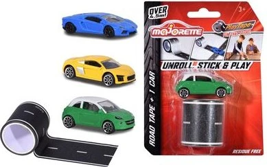Majorette PlayTape + 1 Auto (verschiedene Ausführungen)