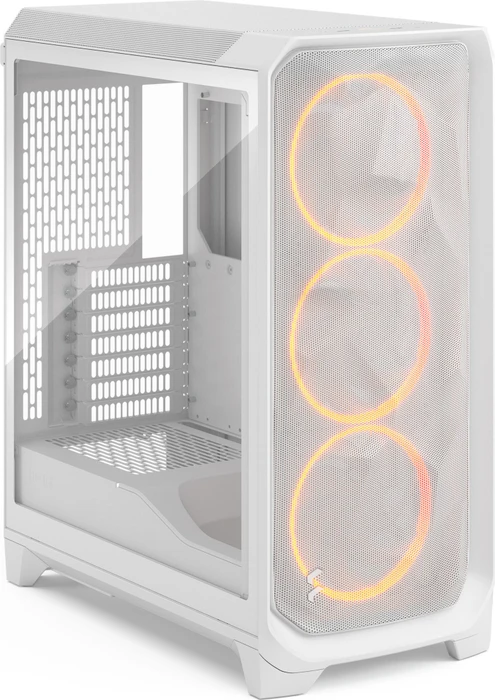Fractal Design Meshify 3 RGB White TG Clear Tint, weiß, Glasfenster