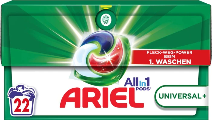 Ariel Universal+ Allin1 Pods Waschmittel, 22 Stück