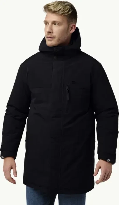 Jack Wolfskin Gletschersee Funktionsmantel schwarz (Herren)