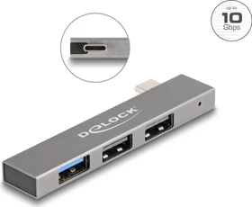 DeLOCK 3 Port Slim USB Hub, USB-C 3.1 [Stecker] (64274)
