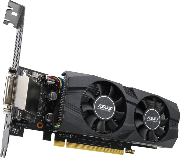 ASUS GeForce GTX 1650 Low Profile, GTX1650-4G-LP-BRK, 4GB GDDR5, DVI, HDMI, DP