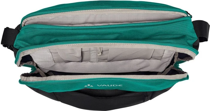 Vaude Cycle Messenger M Gepäcktasche black/dusty forest