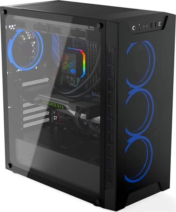 Endorfy SilentiumPC Armis AR6X TG RGB, Glasfenster