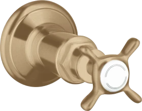 Hansgrohe AXOR Montreux Absperrventil Unterputz mit Kreuzgriff brushed bronze
