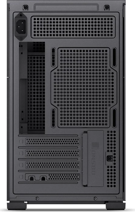 Jonsbo D31 Screen Black, schwarz, Glasfenster