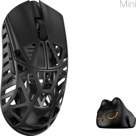 WLMouse Beast X Mini Pro Wireless 8K Magnesium Gaming Mouse, Side Slits + TTC, schwarz, USB