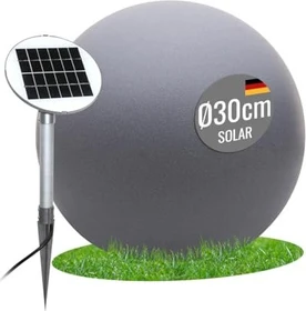 8 seasons design Shining Globe Solar 30cm grau