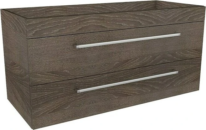 Lanzet K5 Waschtischunterschrank 117.9x50.3x57.5cm, Eiche Maron