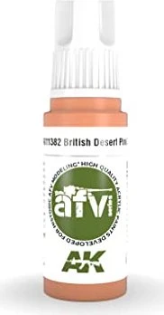 AK-Interactive 3rd Gen Acrylic Colors AFV Series british desert pink, 17ml