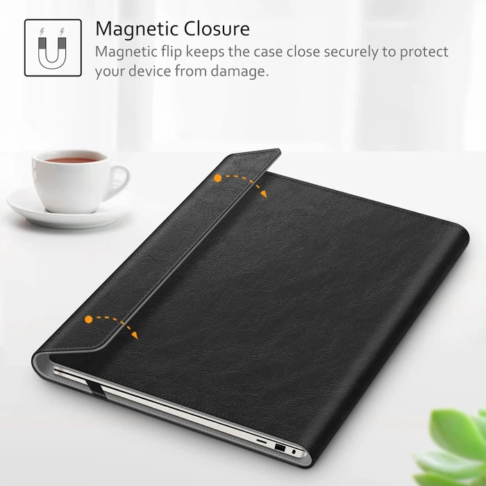Fintie Folio Schutzhülle für 16" Samsung Galaxy Book, schwarz/grau