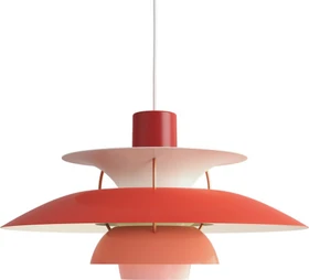 Louis Poulsen PH 5 Pendelleuchte hues of red