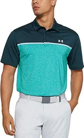 Under Armour Playoff 2.0 Poloshirt kurzarm tandem teal/pitch gray (Herren)