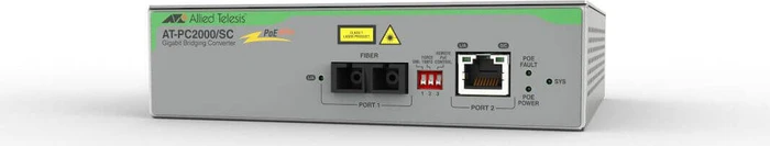 Allied Telesis PC2000/SC, RJ-45, SC-Duplex, PoE+
