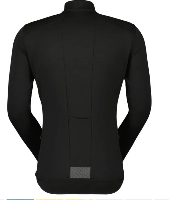 Scott Gravel Warm Merino Trikot langarm schwarz (Herren)