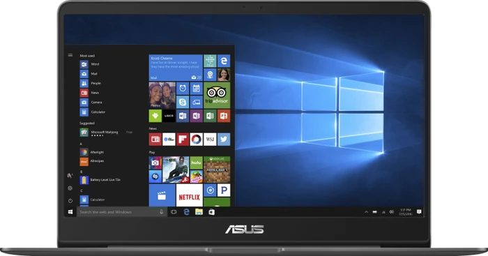 ASUS ZenBook UX3430UQ-GV010T, Quartz Grey, Core i7-7500U, 16GB RAM, 256GB SSD, GeForce 940MX, DE