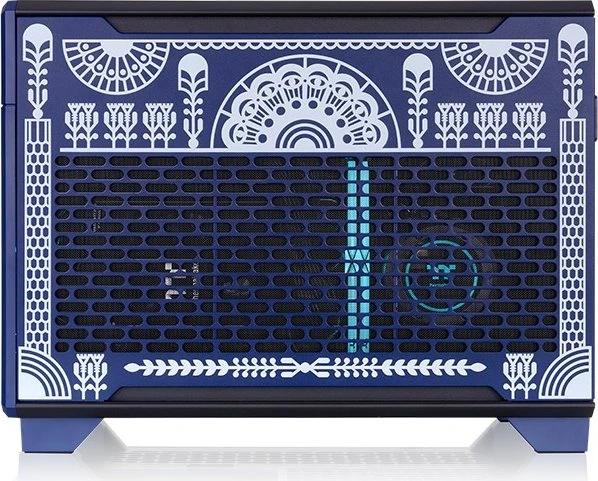 Thermaltake TR100 Koralie Edition, blau/weiß, Mini-ITX