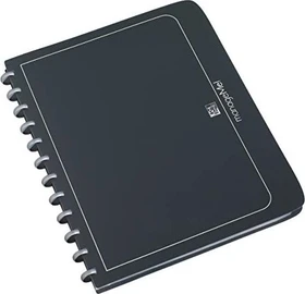 Oxford manageMe! Ringbuch mit vario-zipp, A4, schwarz, inkl. 25 Klarsichthüllen