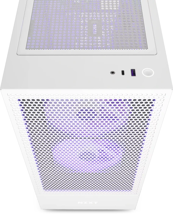 NZXT H5 Flow RGB, weiß, Glasfenster