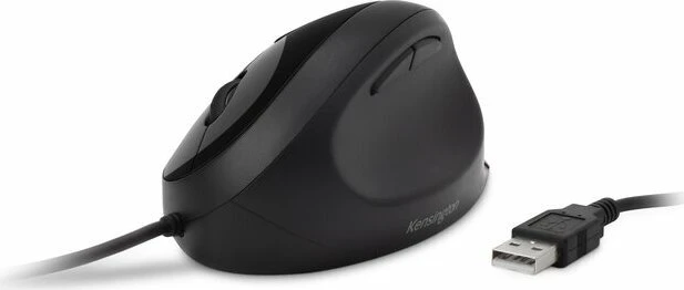 Kensington Pro Fit Ergo Wired Mouse, schwarz, USB