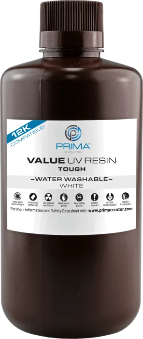 PrimaCreator Value Tough (ABS Like) Water Washable UV Grey, 1.00kg