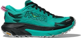 Hoka Mafate 5 black/electric aqua (Damen)