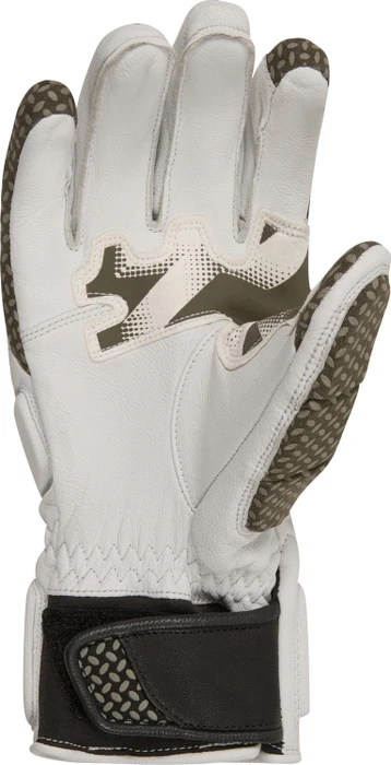 Ziener Gatos-Z PR Skihandschuhe white/deep olive