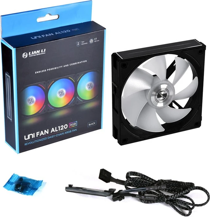 Lian Li Uni Fan AL120, schwarz, 120mm