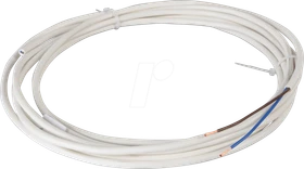 Kopp Schlauchleitung H03VV-F 2 x 0.75 mm², weiß
